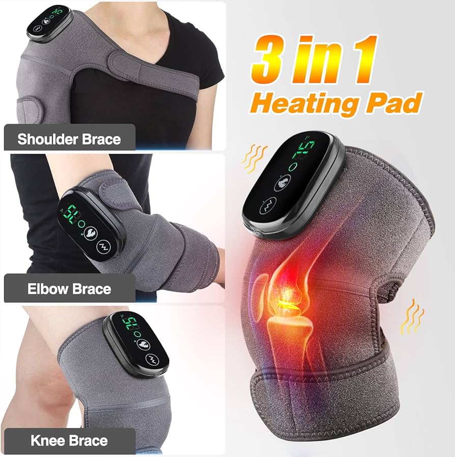 3-in-1 Heated Vibration Joint Massager