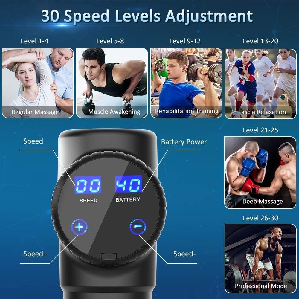 6 Levels Massage Gun