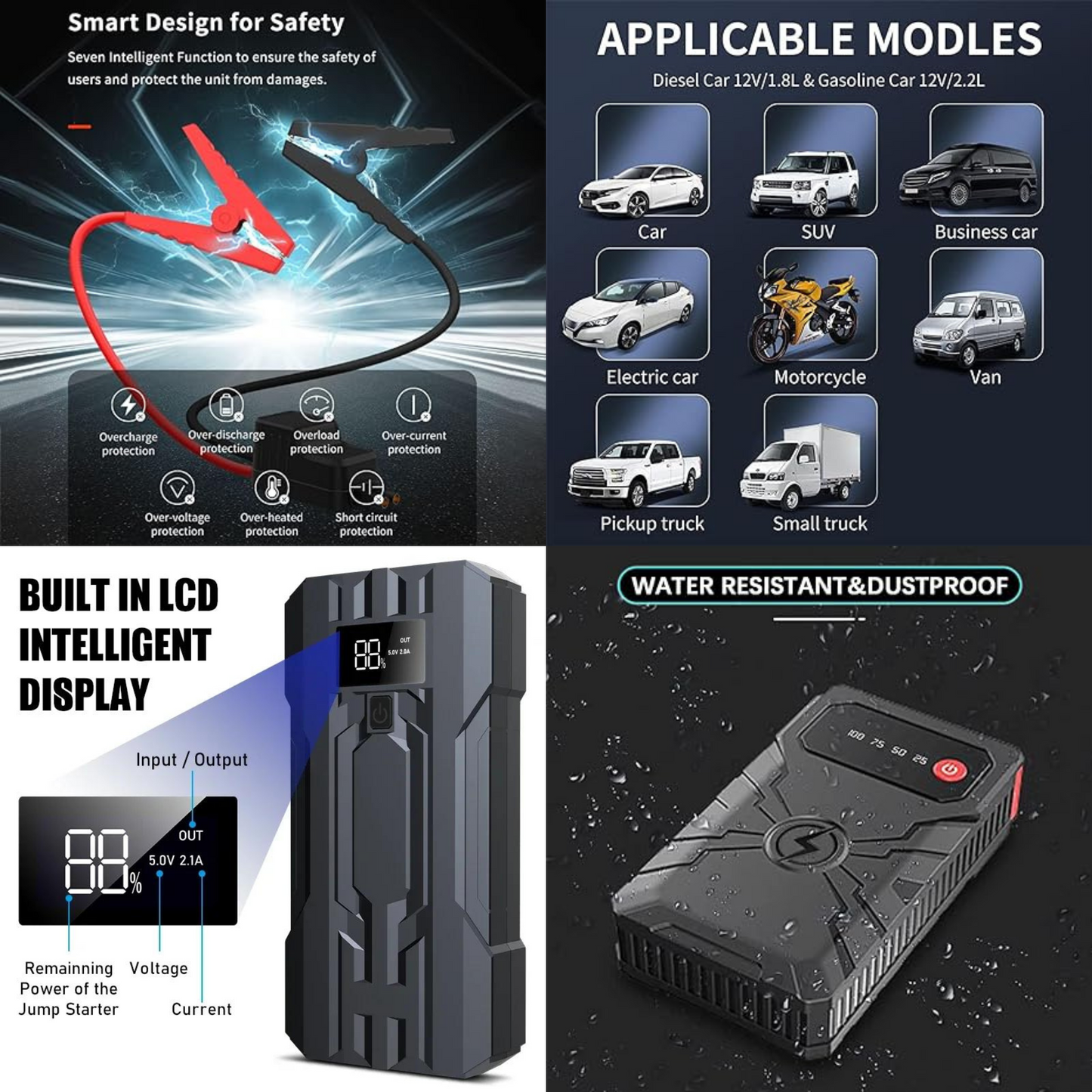 Multi Function Car Jump starter