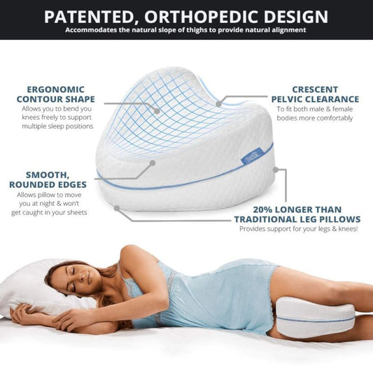 Knee Foam Pillow for Side Sleepers