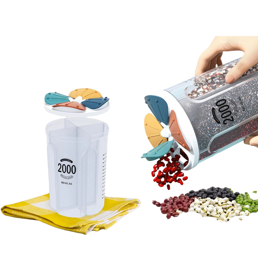 Quad Kitchen Grains Organizer