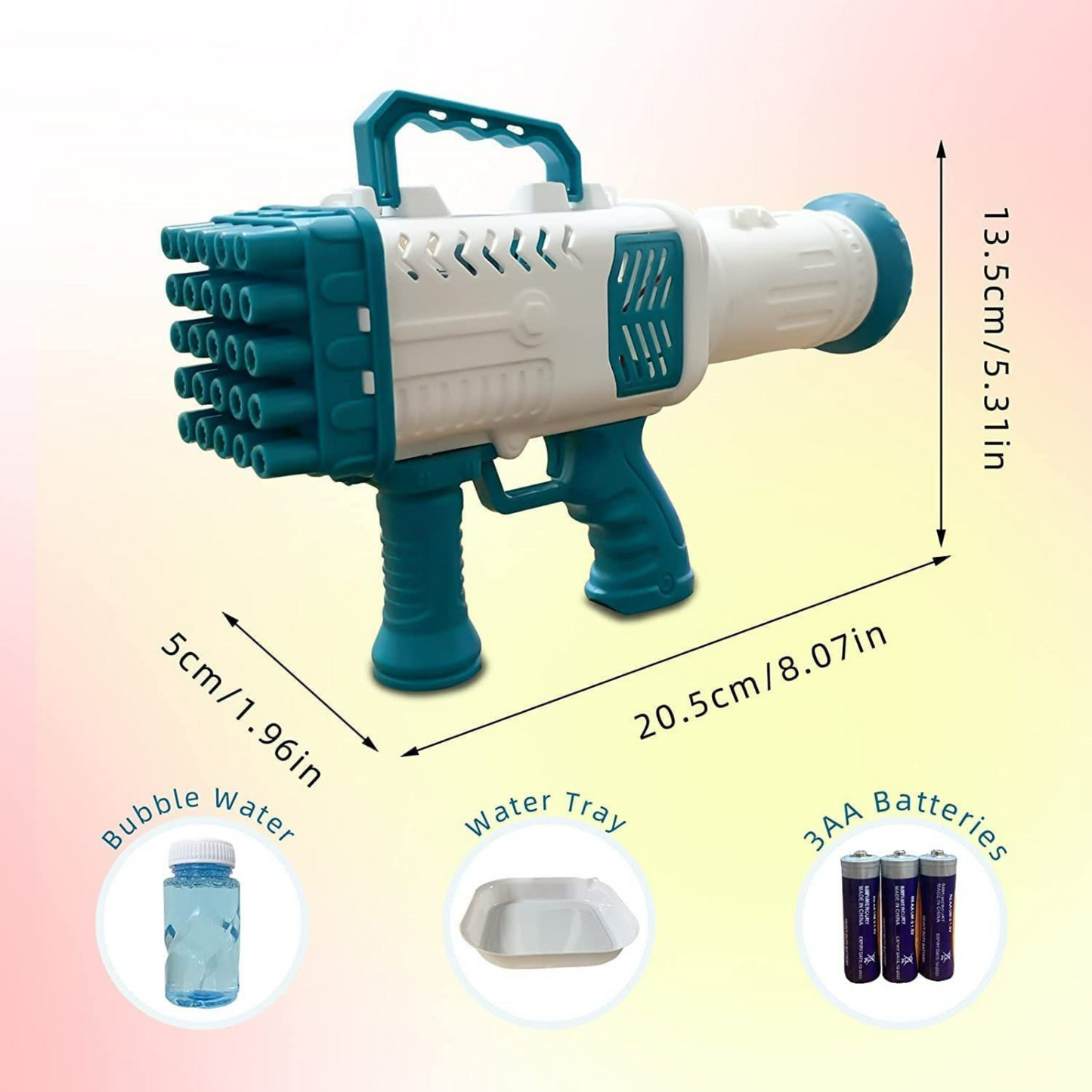 Bubble gun 25 holes