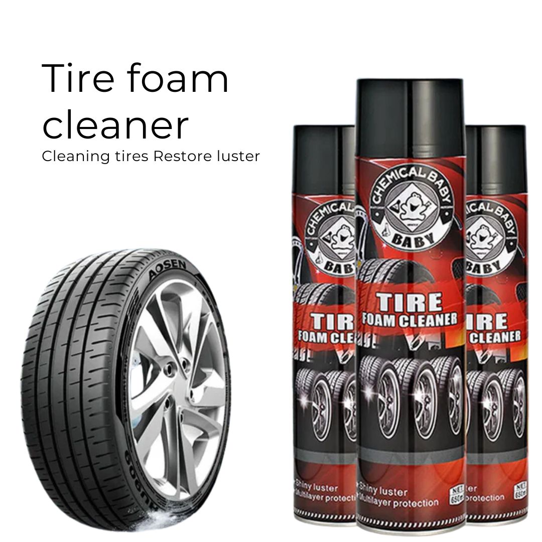 Instant Spray-On Tires Foam Cleaner