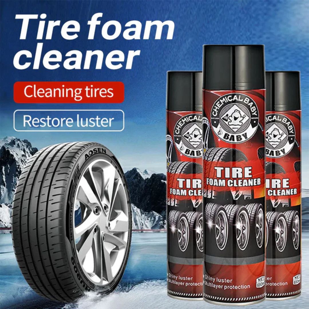 Instant Spray-On Tires Foam Cleaner