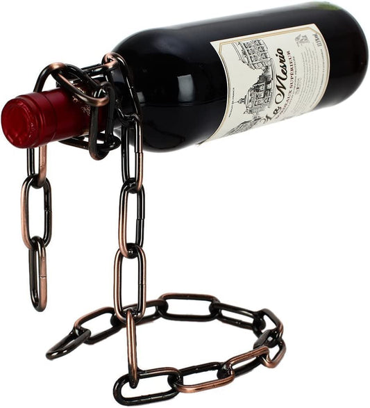 Wine Holder Metal Chain Home Décor