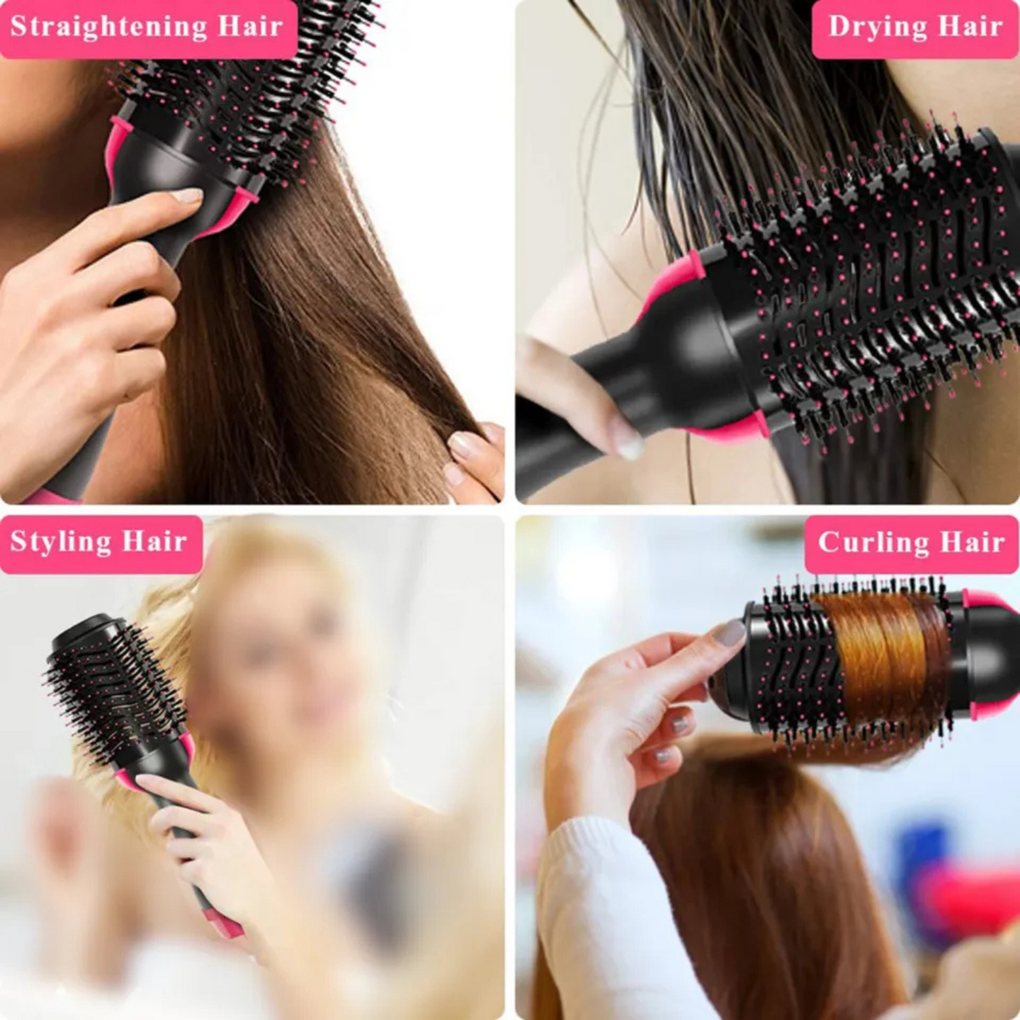 3 in 1 Hair Dryer, Straightener & Brush