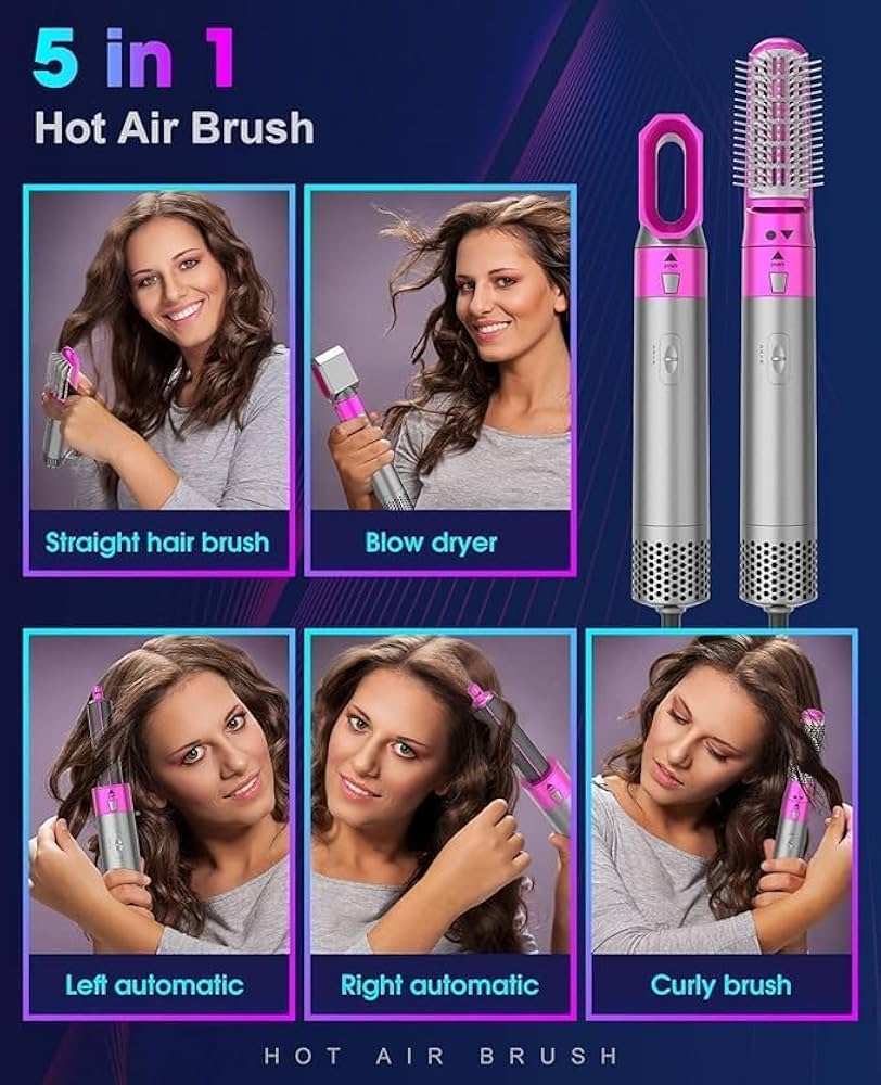 5 In 1 Hot Air Styler Hair Straightener