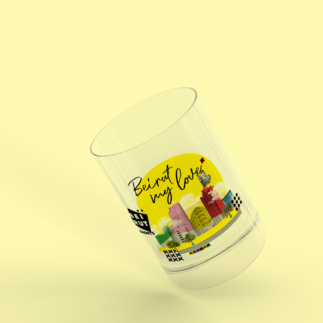 Shot by Beirut Shorts (Shot Glass)