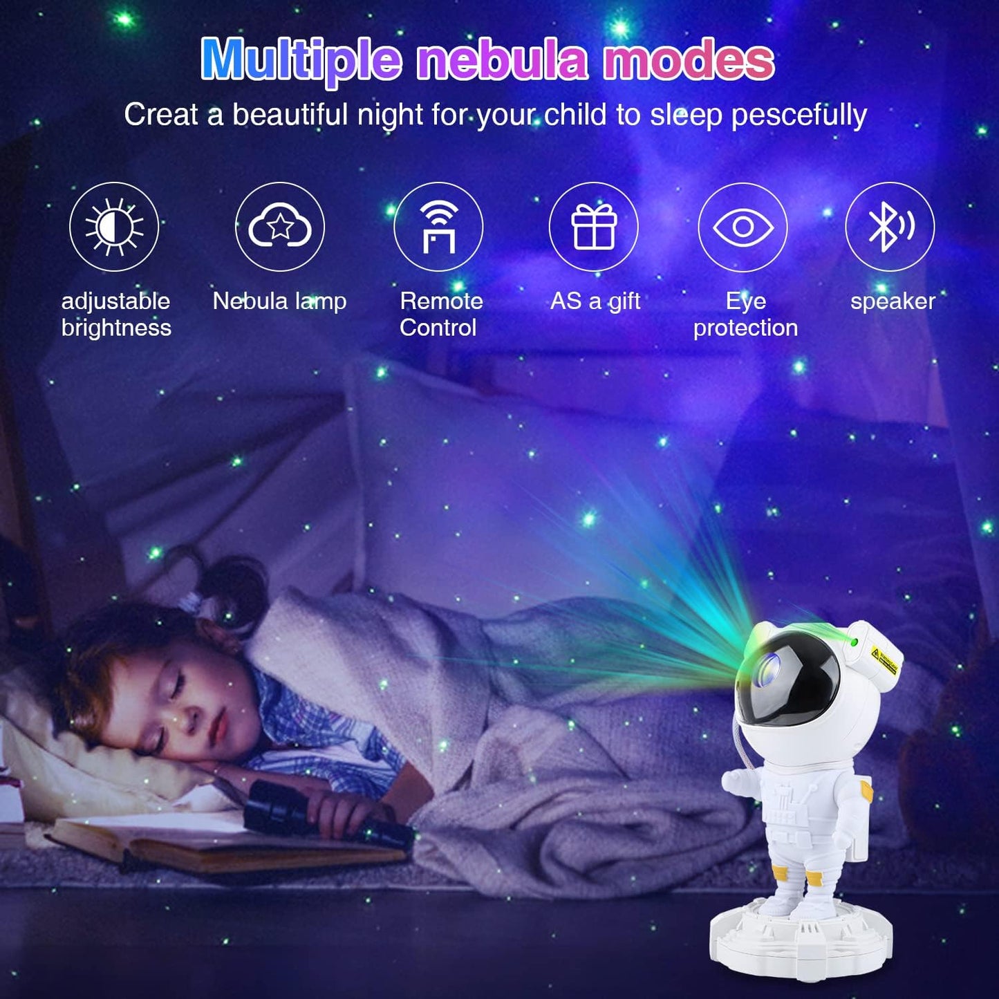 Astronaut Galaxy Projector