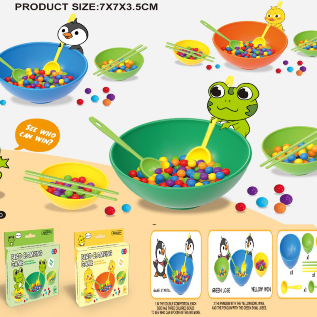 Speed Scoop & Sort Bead Clamping Game