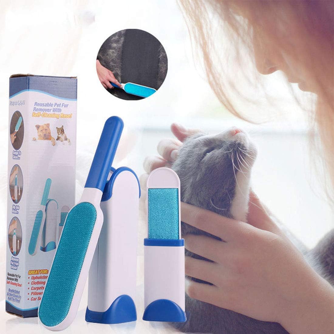 Double-Sided Pet Hair Remover