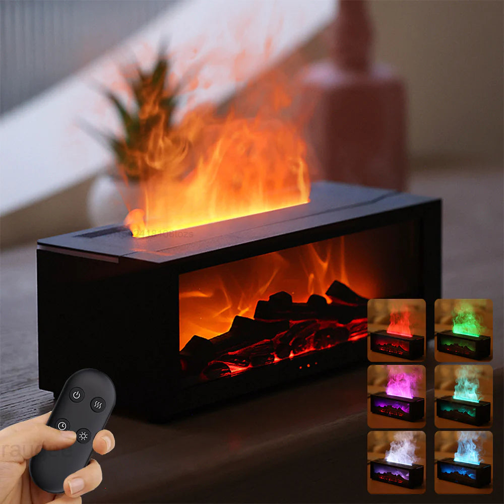 Fireplace Flame Aroma Diffuser & Humidifier