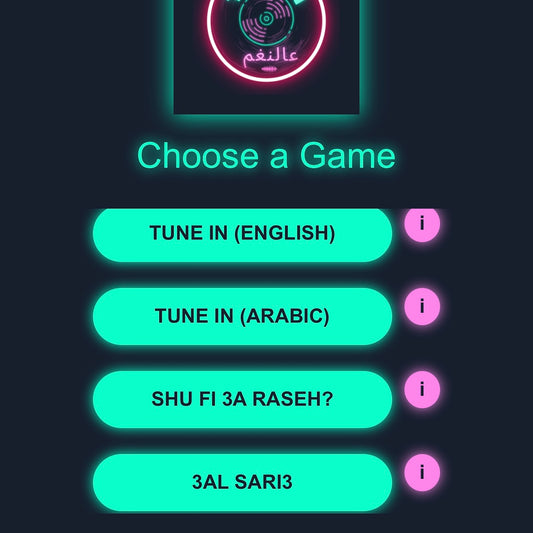 Tune in - Al Nagham Lebanese Card Game