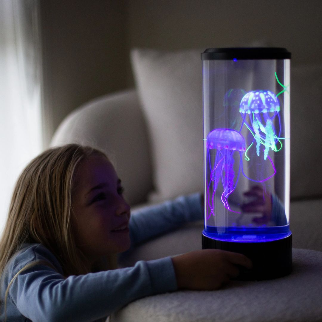 Jellyfish Led Bedside RGB Mood Aquarium Tank Lamp