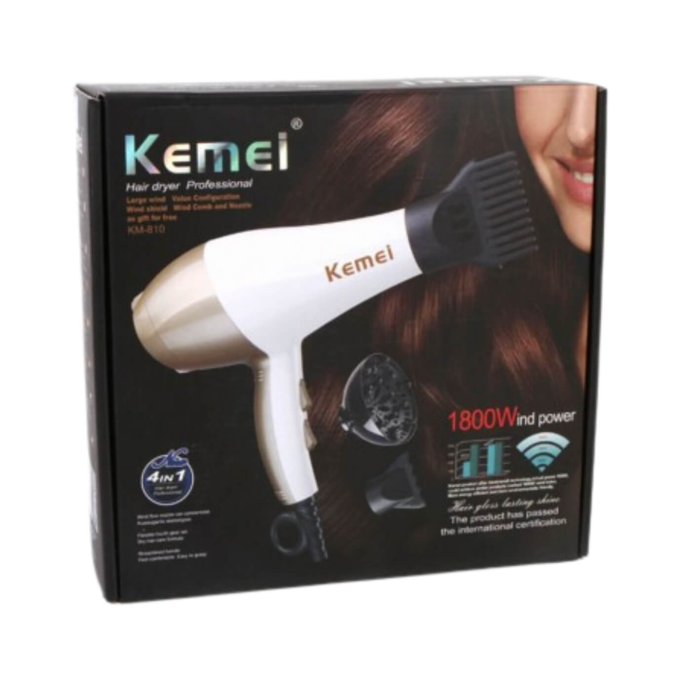 Kemei Km810 Professional Hair Dryer 1800W