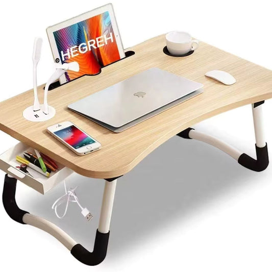 Foldable Laptop Tray Desk For Bed & Sofa