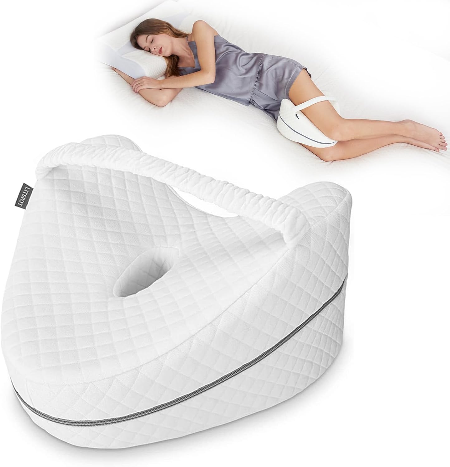Knee Foam Pillow for Side Sleepers