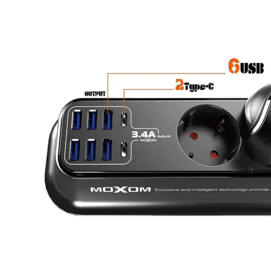 MOXOM Fast Charging Power Strip