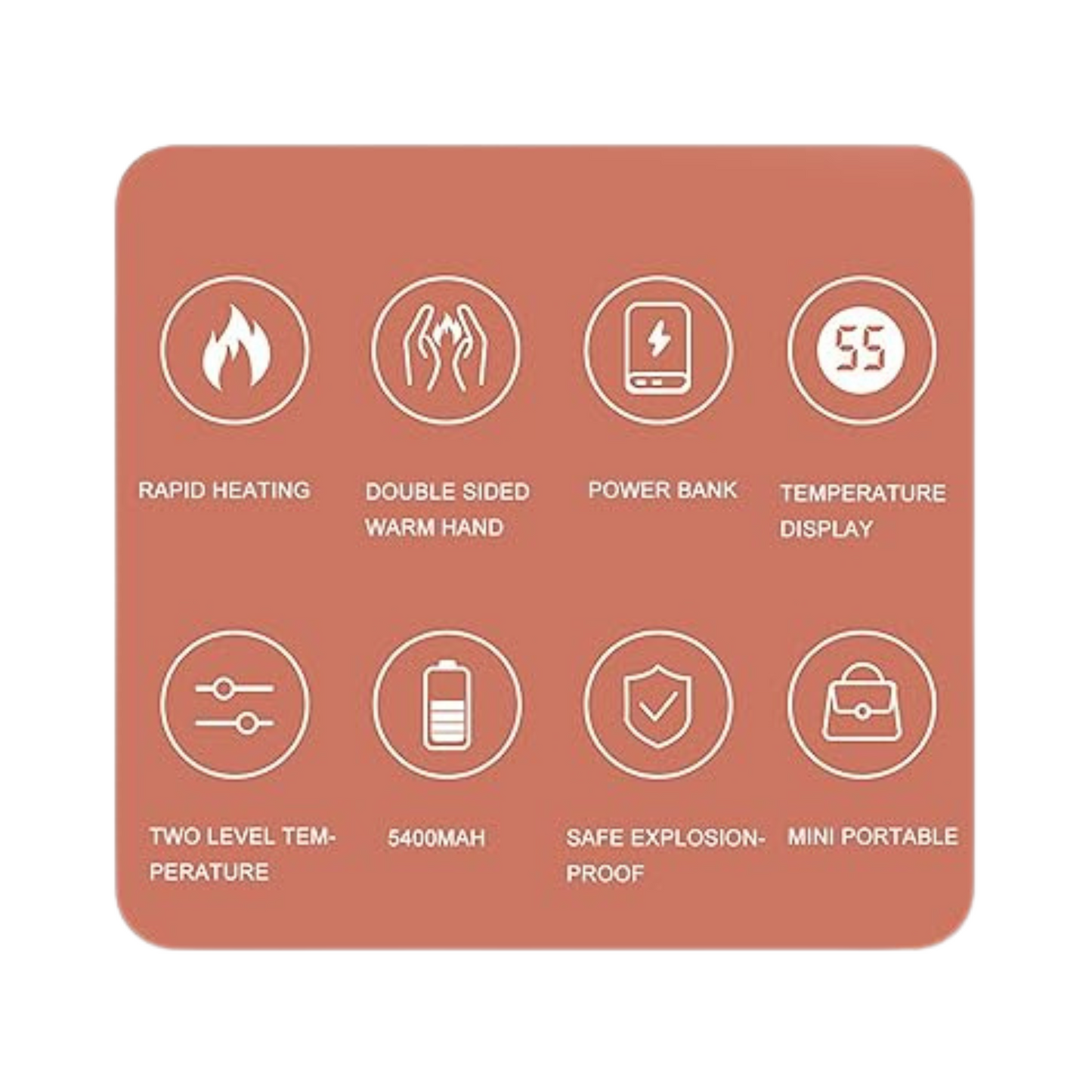 Power Bank Heater Hand Warmer