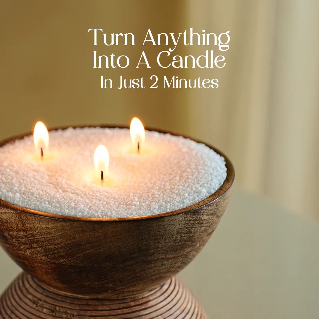 DIY Refillable Flameless Pearl Candle Kit