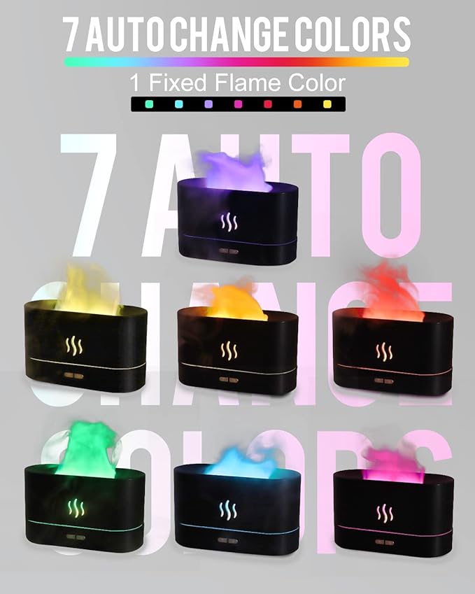 RGB Flame Fire Humidifier