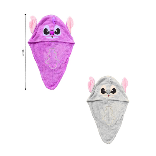 Stitch Micro Fiber Hair Protection Towel