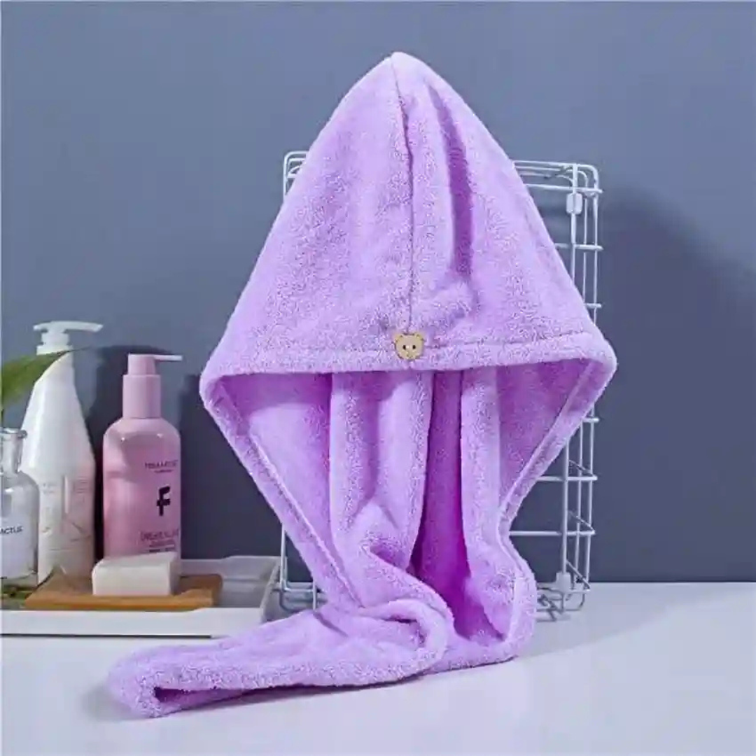 Stitch Micro Fiber Hair Protection Towel