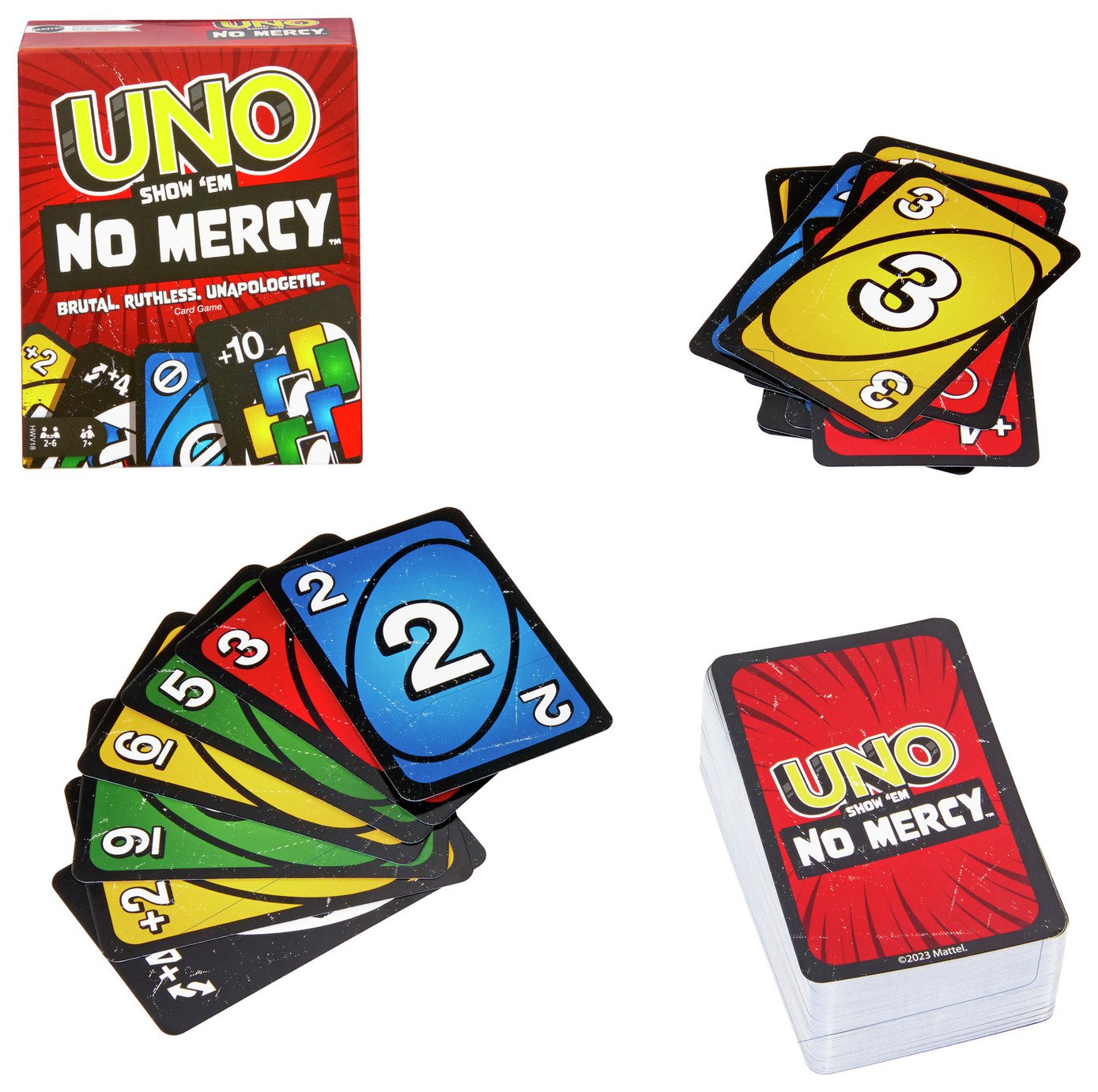 UNO Cards No Mercy Edition