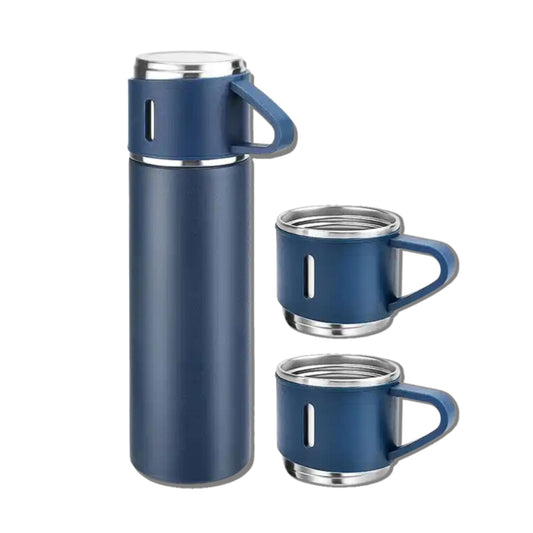 Vacuum Insulated Flask Set with 2 Cups
