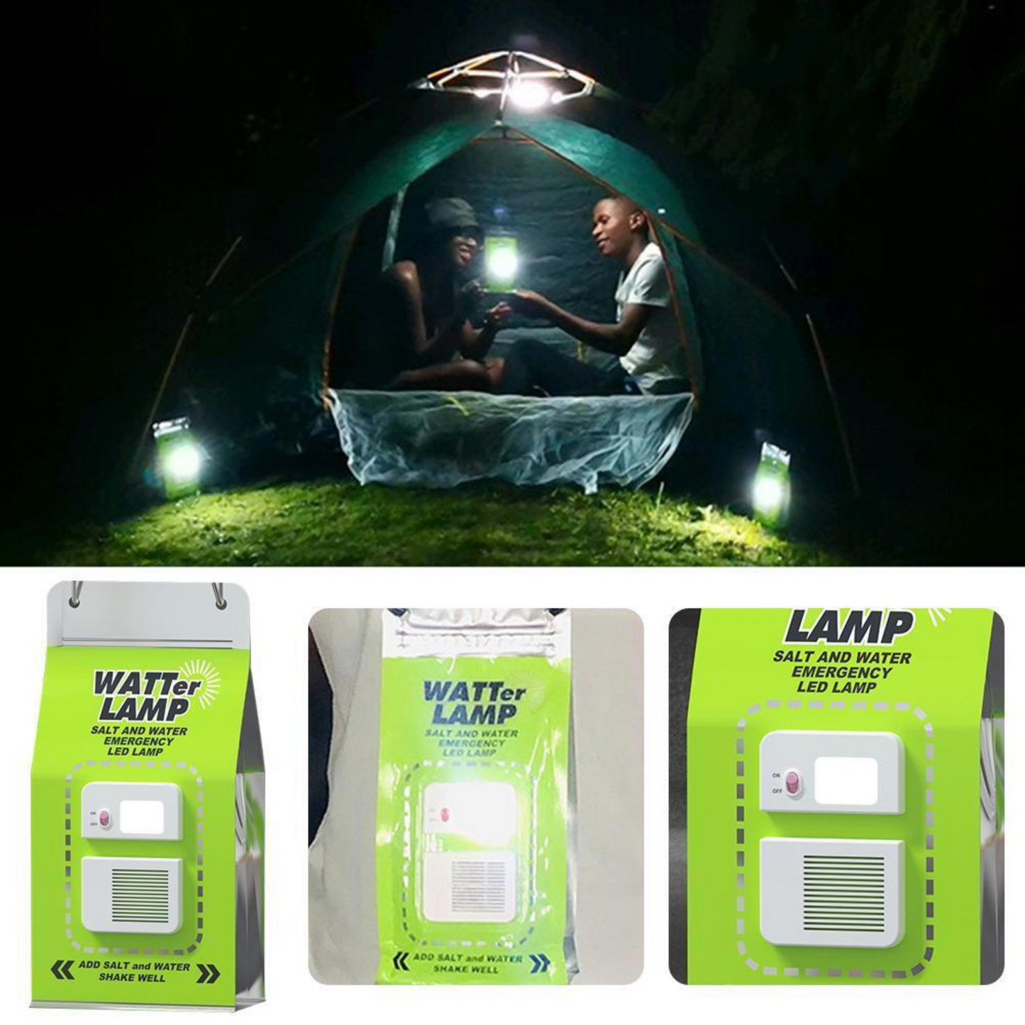 Emergency Water-Salt LED