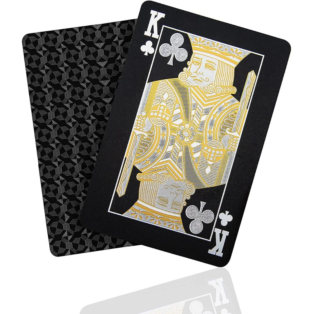 Waterproof Luxury Black Friends Playing Cards