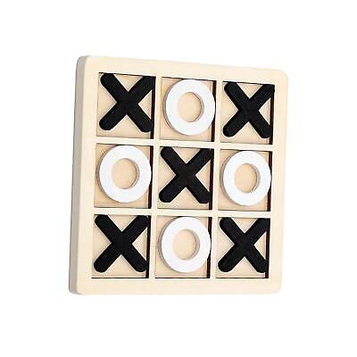 Tic Tac Toe Wood Game Décor
