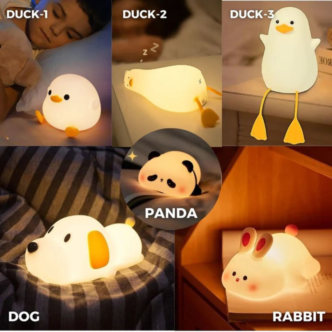 Silicone Character RGB Bedside Lamp