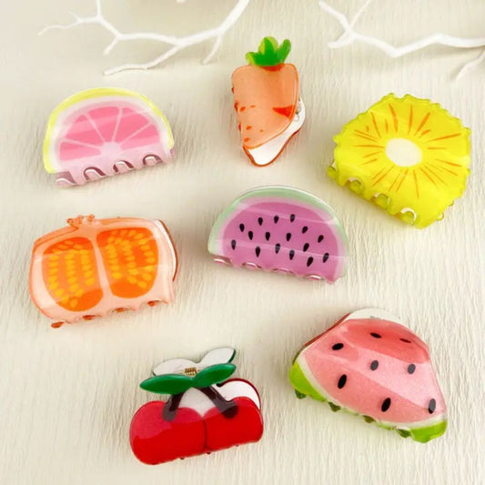 Fruit Shaped Hair Claw Clips