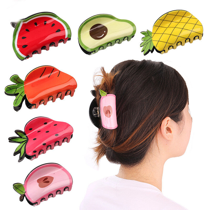 Fruit Shaped Hair Claw Clips