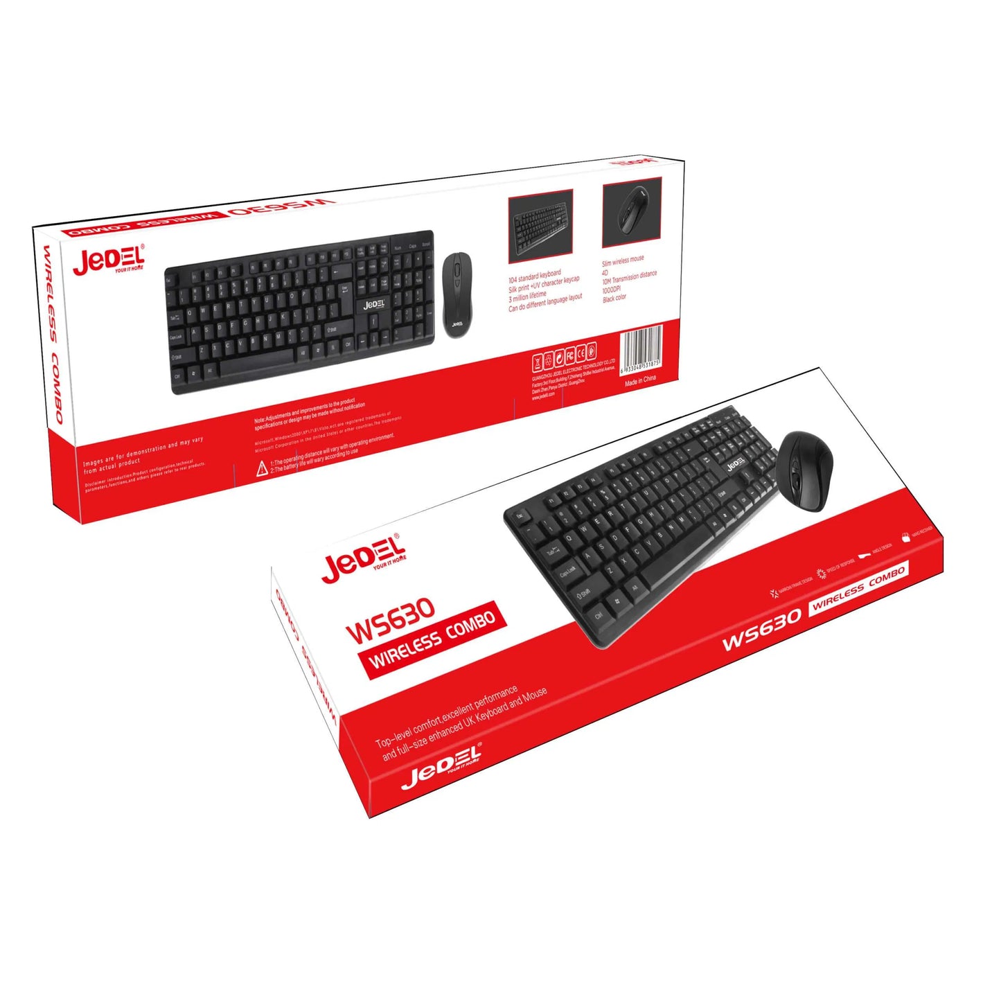 Arabic-English Wireless Office Keyboard
