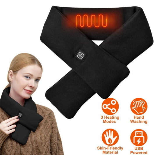 Electric Heated Scarf with USB Pocket