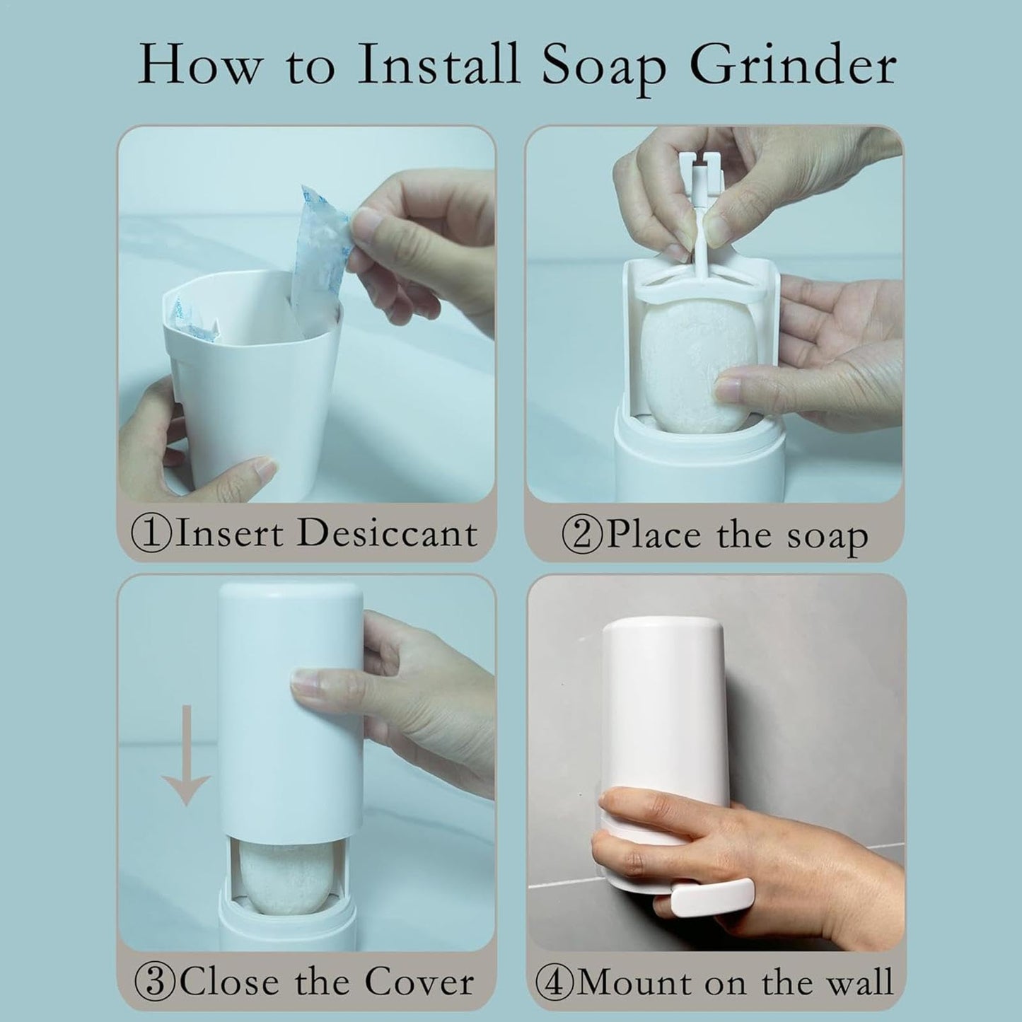 Hygienic Bar Soap Dispenser & Shredder